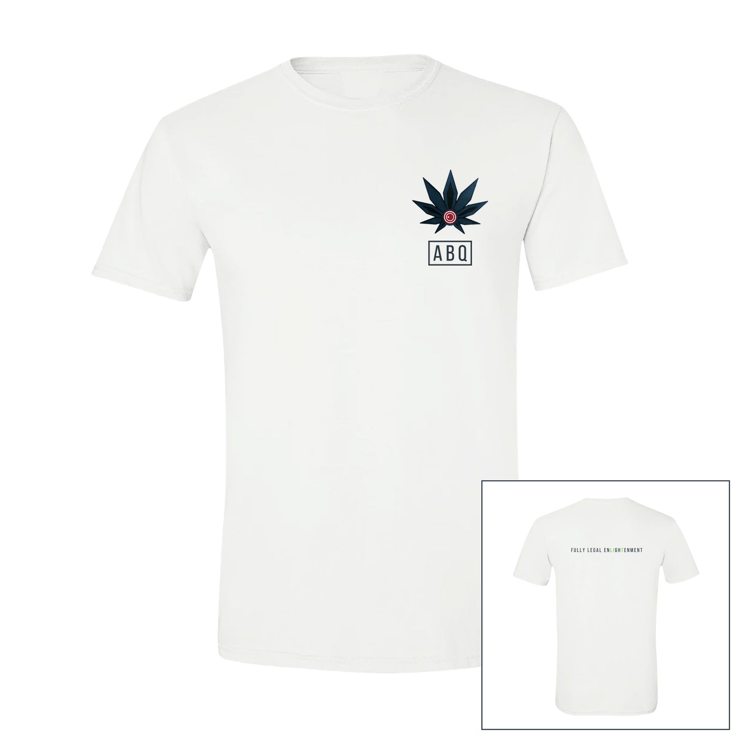 MENS WHITE ABQ Tee 1.0