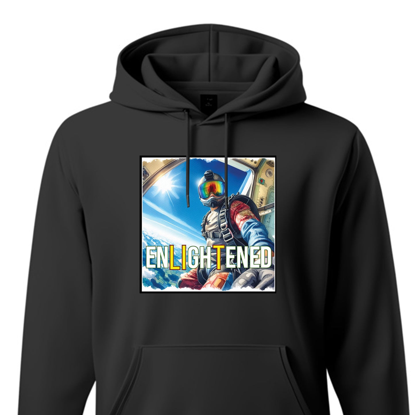BLACK UniSEX TORONTO HOODIE 1.0