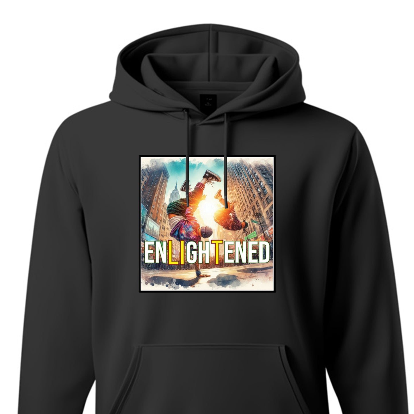 BLACK UniSEX NEW YORK HOODIE 3.0