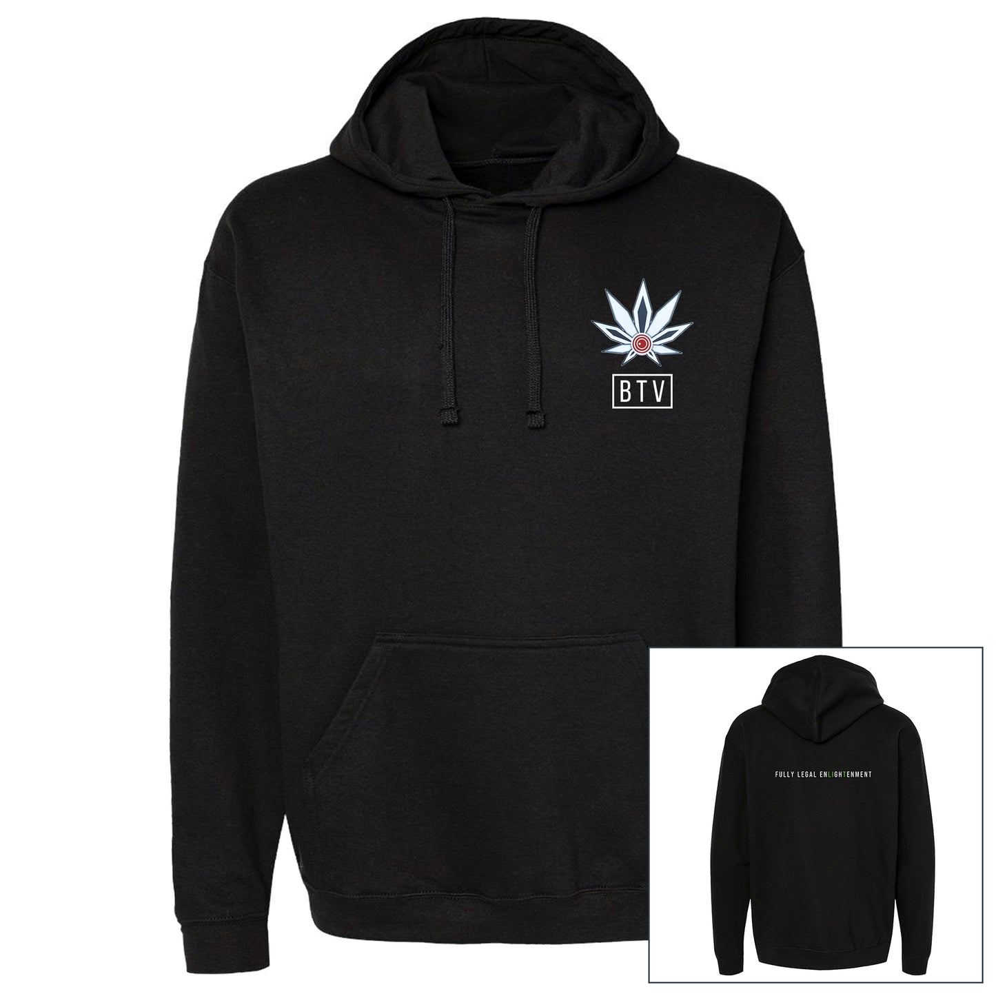 UniSEX BLACK BTV Hoodie 1.0