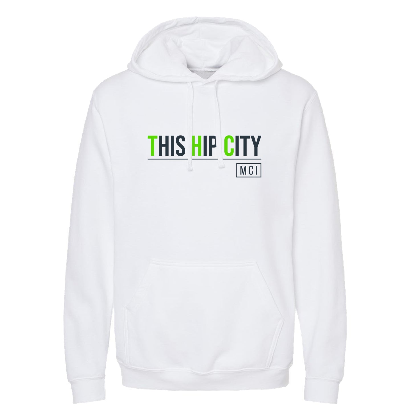 UniSEX WHITE MCI Hoodie 2.0