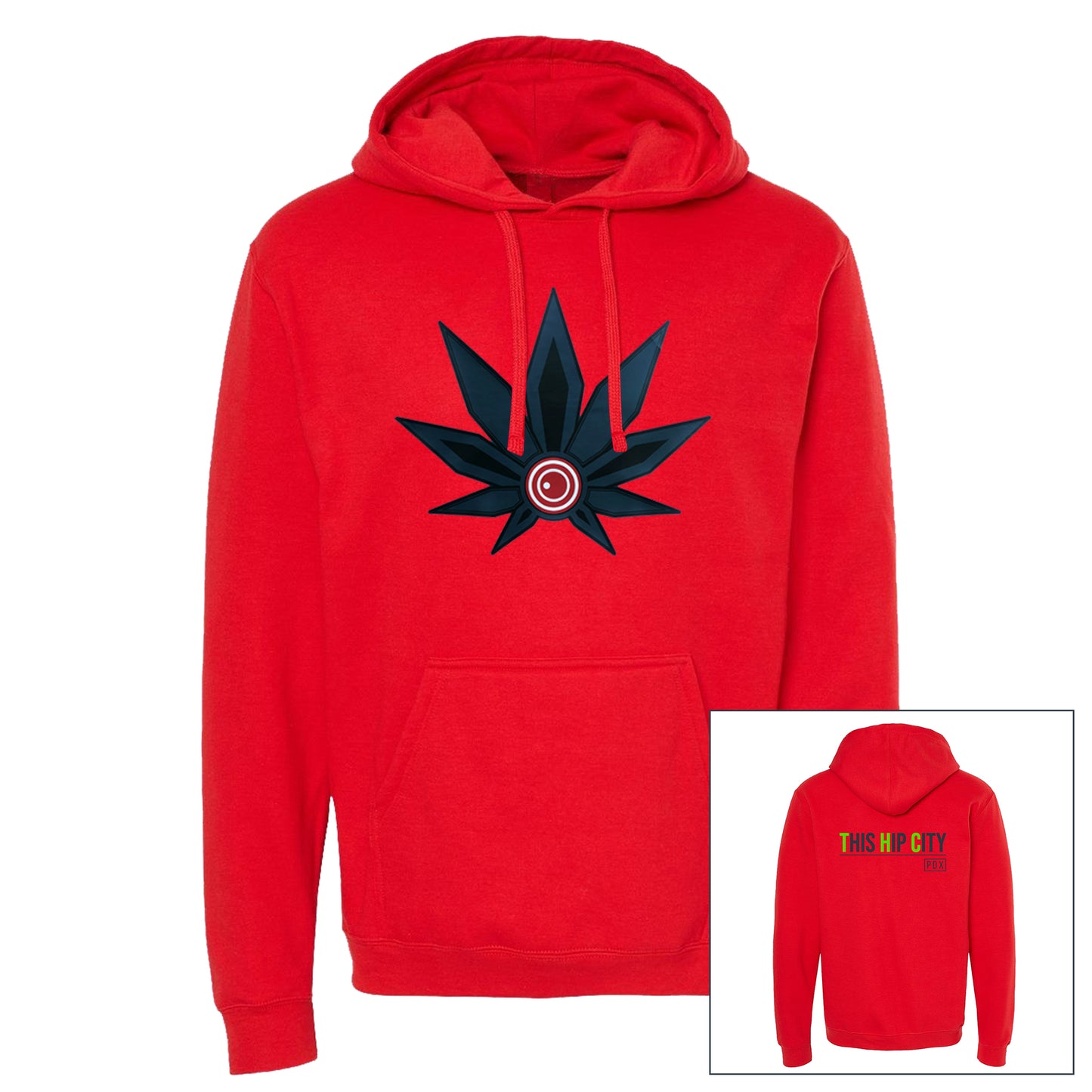 UniSEX RED PDX Hoodie 2.0