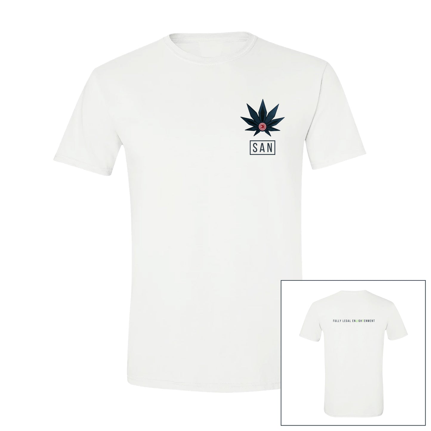 MENS WHITE SAN Tee 1.0