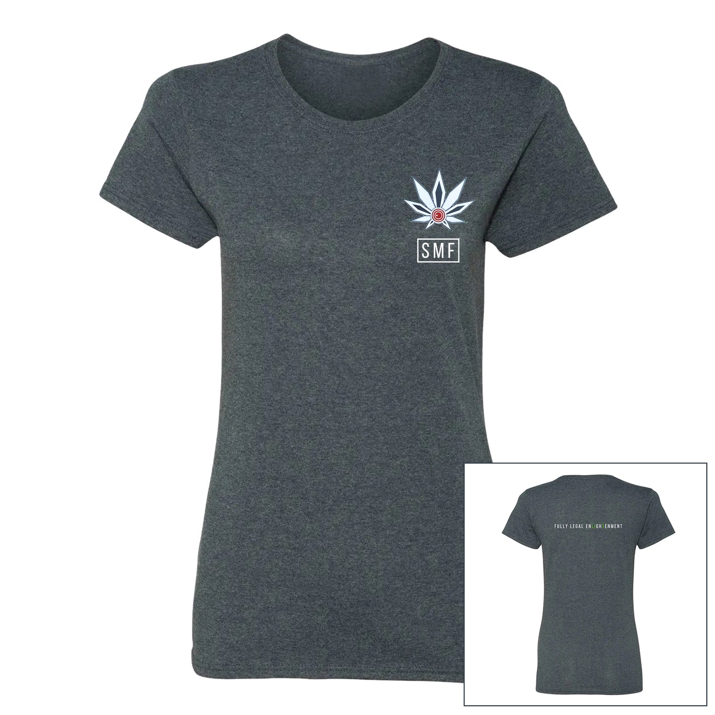 WOMENS GREY SMF Tee 1.0