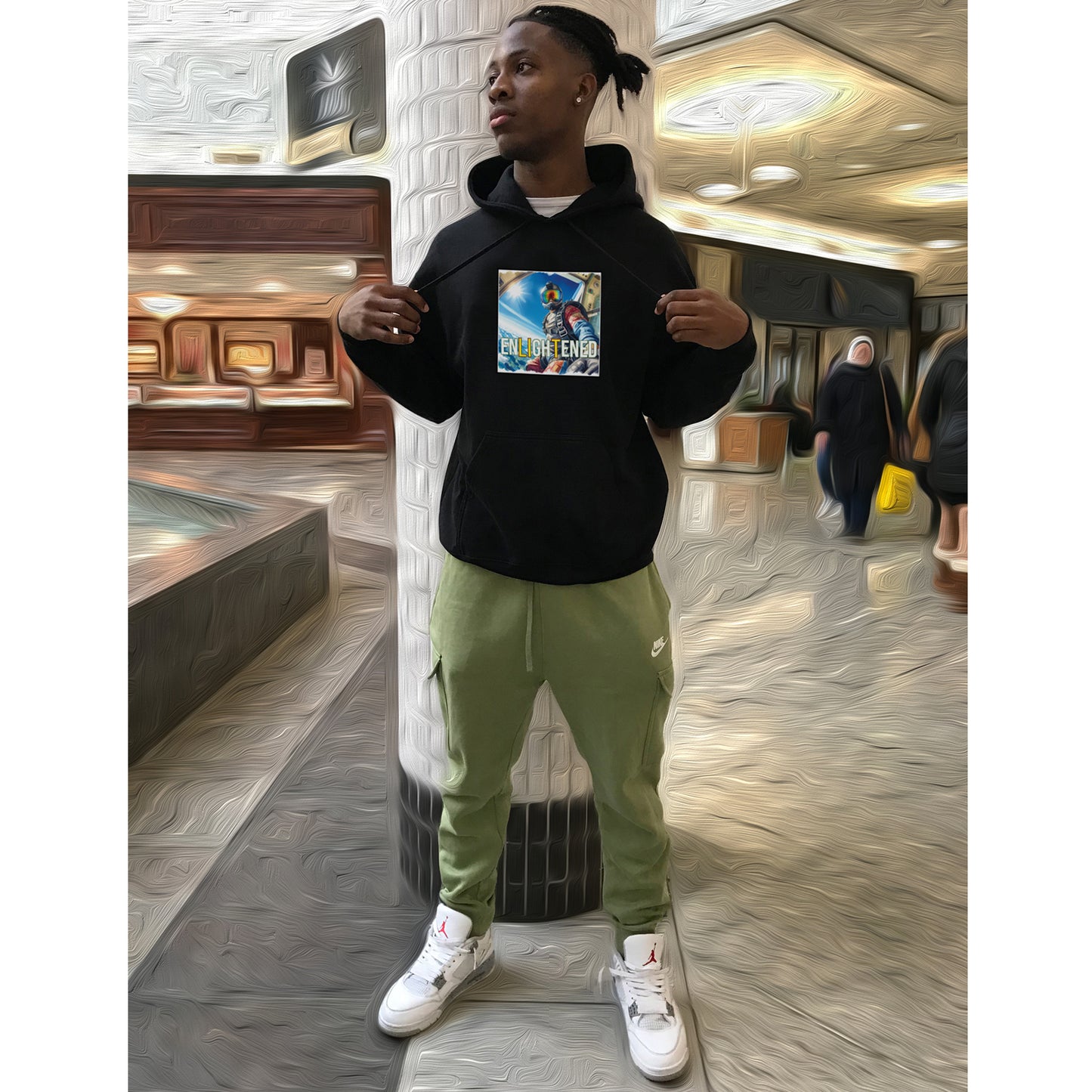 BLACK UniSEX TORONTO HOODIE 1.0