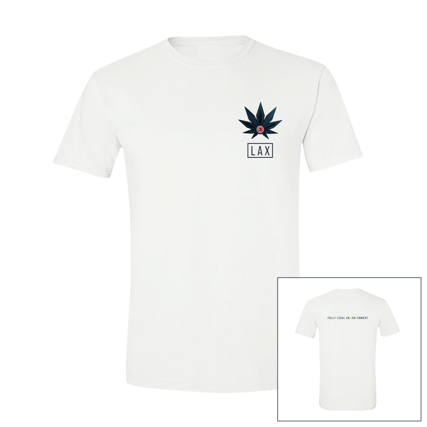 MENS WHITE LAX Tee 1.0