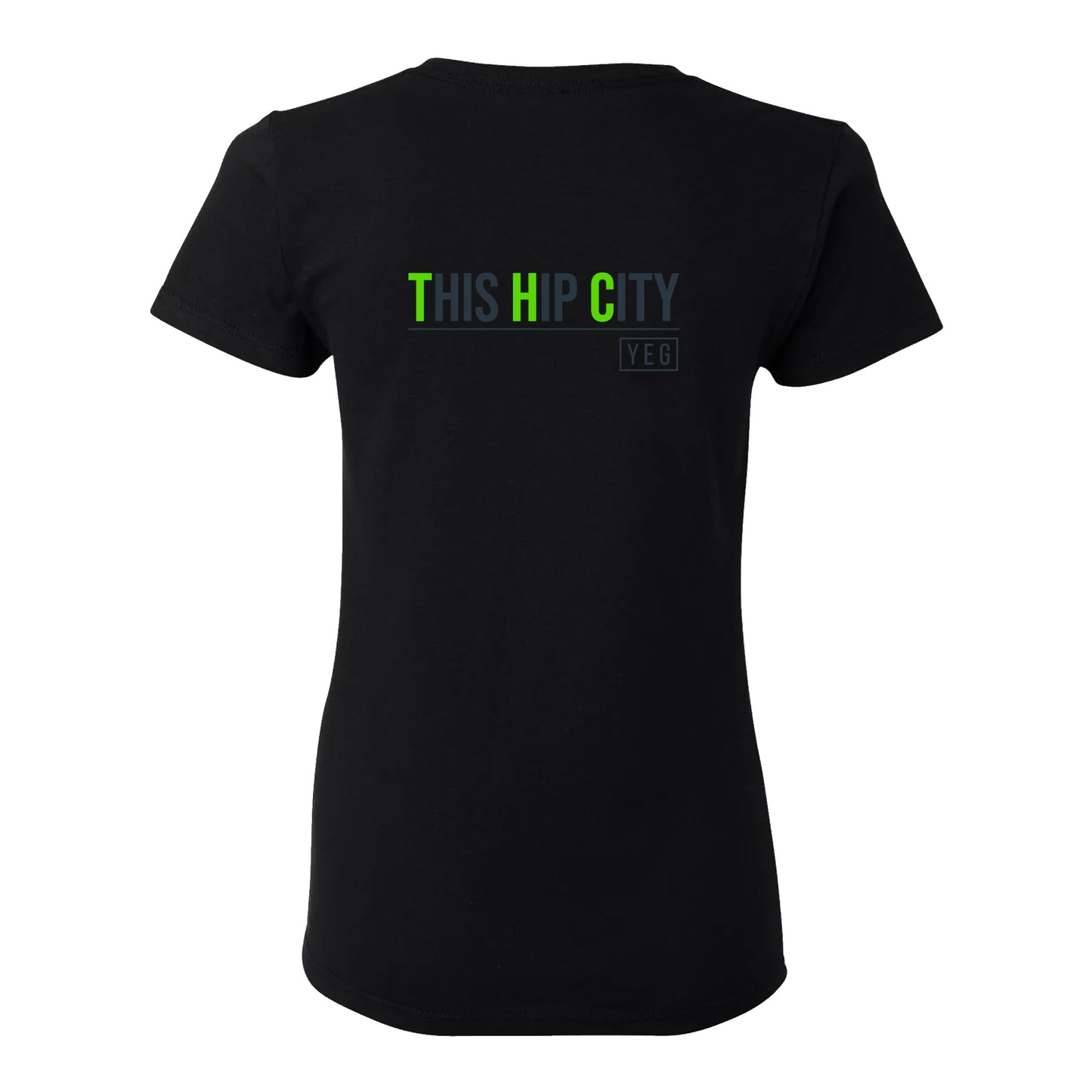 WOMENS BLACK YEG Tee 2.0