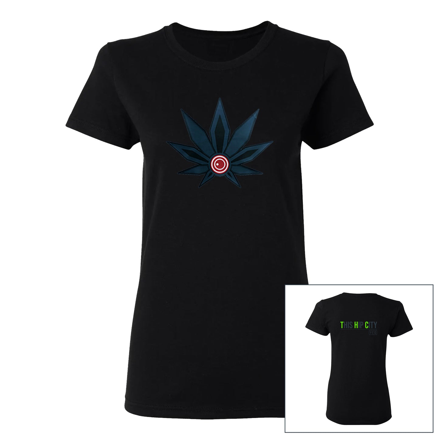 WOMENS BLACK YEG Tee 2.0
