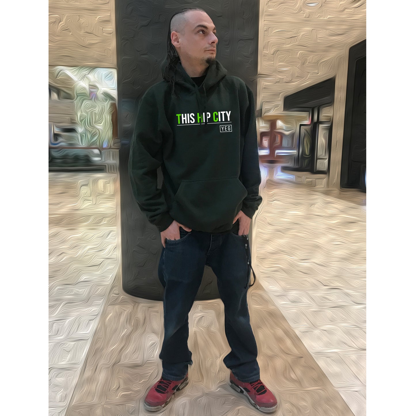 UniSEX OLIVE YEG Hoodie 2.0