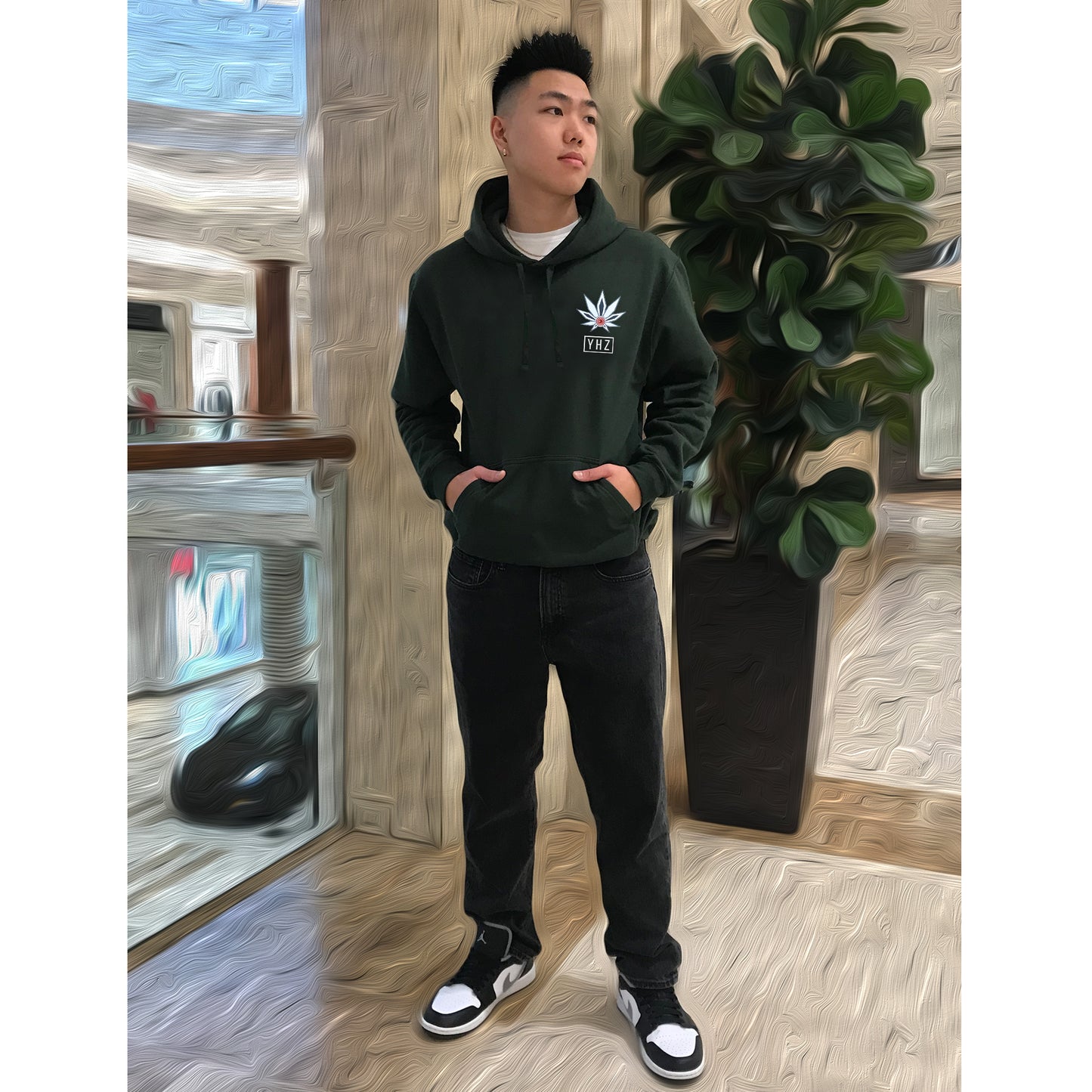 UniSEX OLIVE YHZ Hoodie 1.0