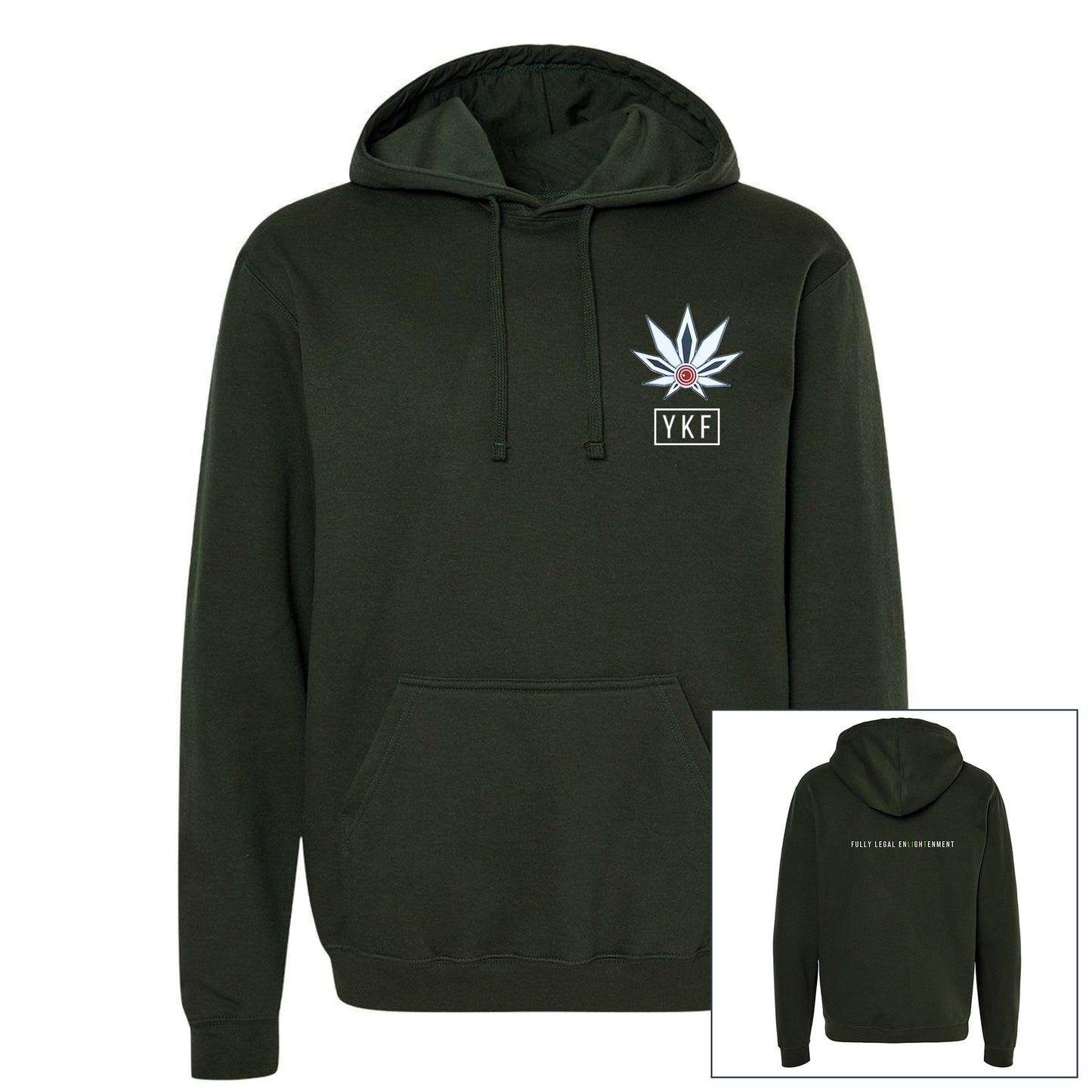 UniSEX OLIVE YKF Hoodie 1.0