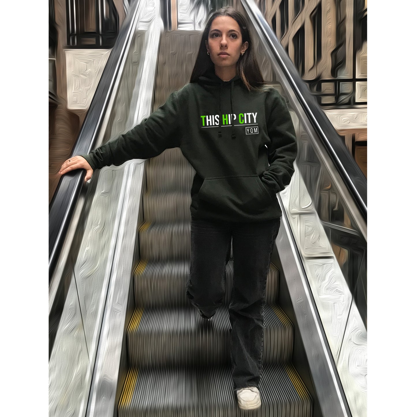 UniSEX OLIVE YQM Hoodie 2.0
