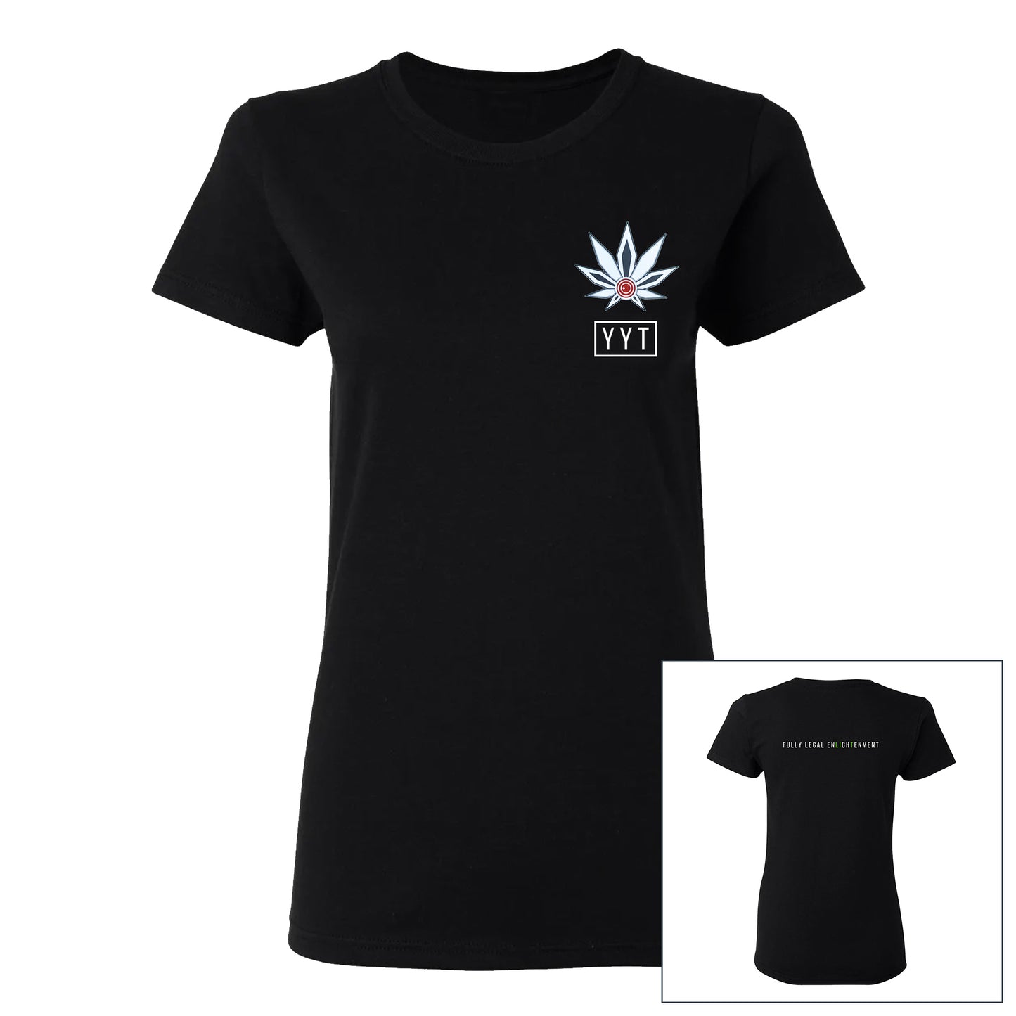 WOMENS BLACK YYT Tee 1.0