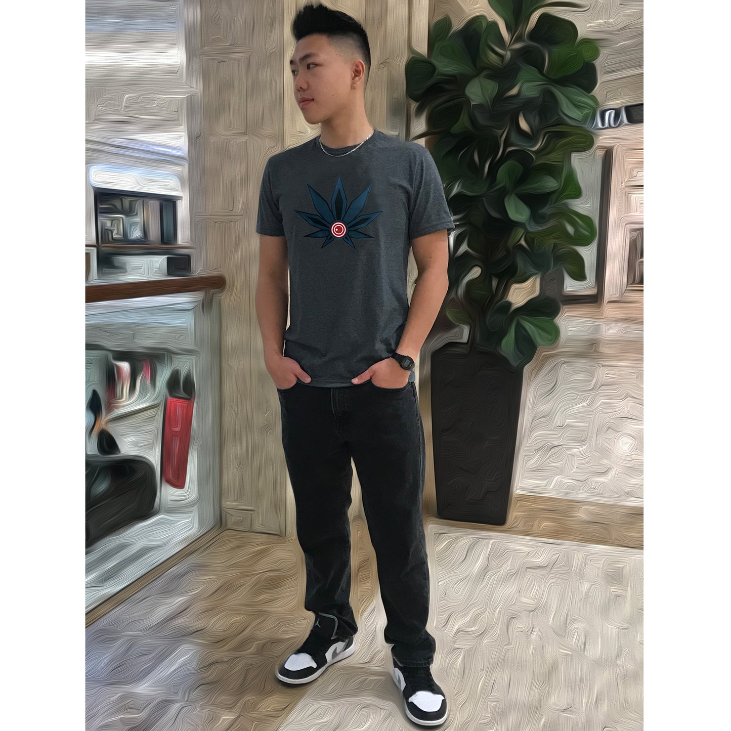 MENS GREY PWM Tee 2.0