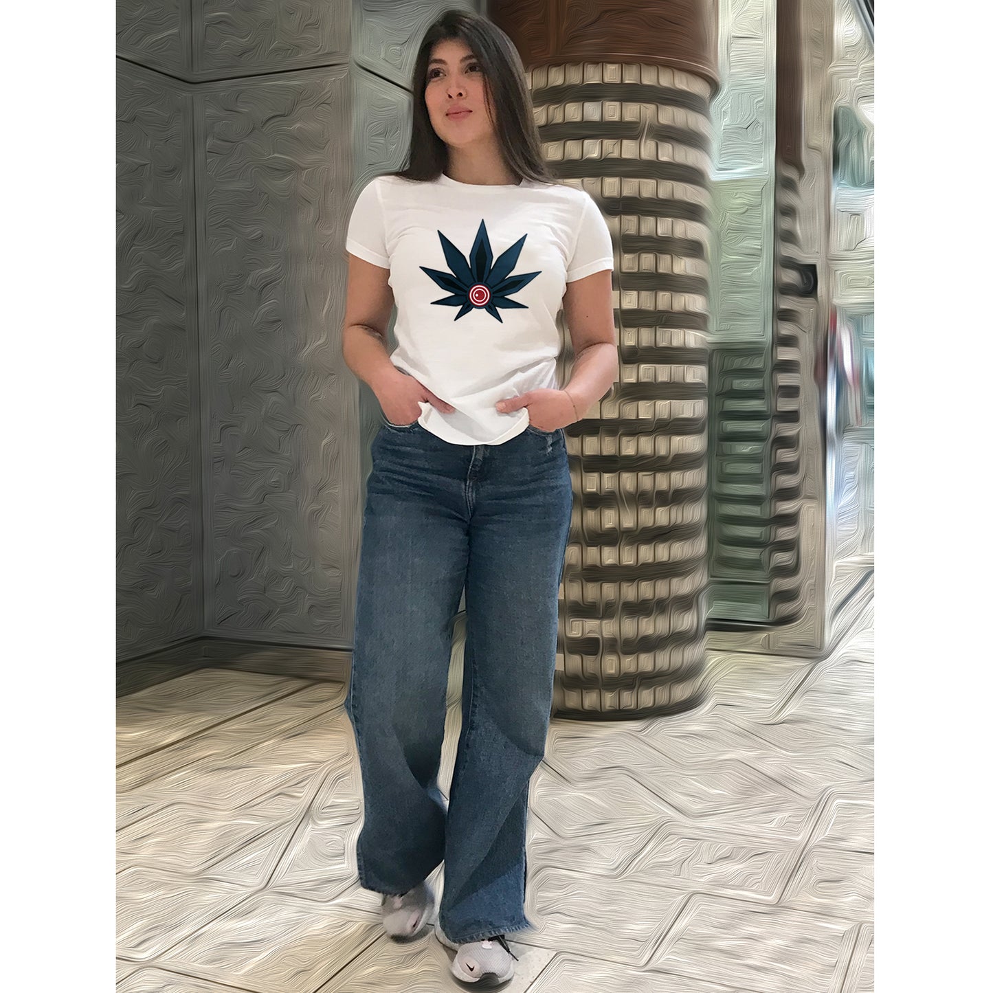 WOMENS WHITE YXU Tee 2.0