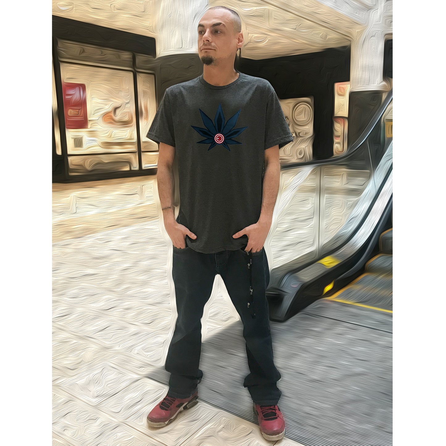 MENS GREY LAS Tee 2.0