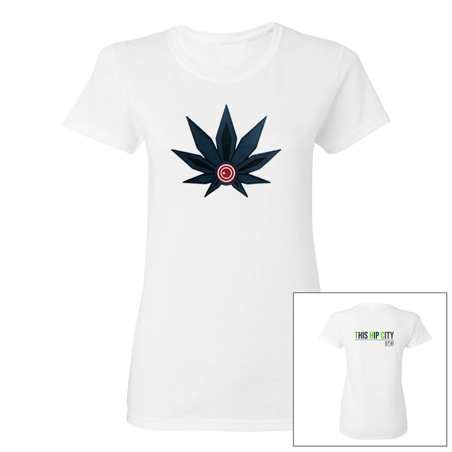 WOMENS WHITE DTW Tee 2.0
