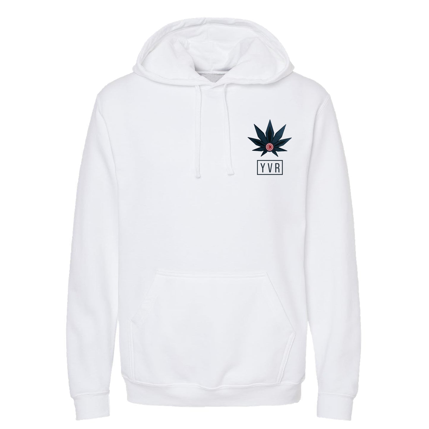 UniSEX WHITE YVR Hoodie 1.0