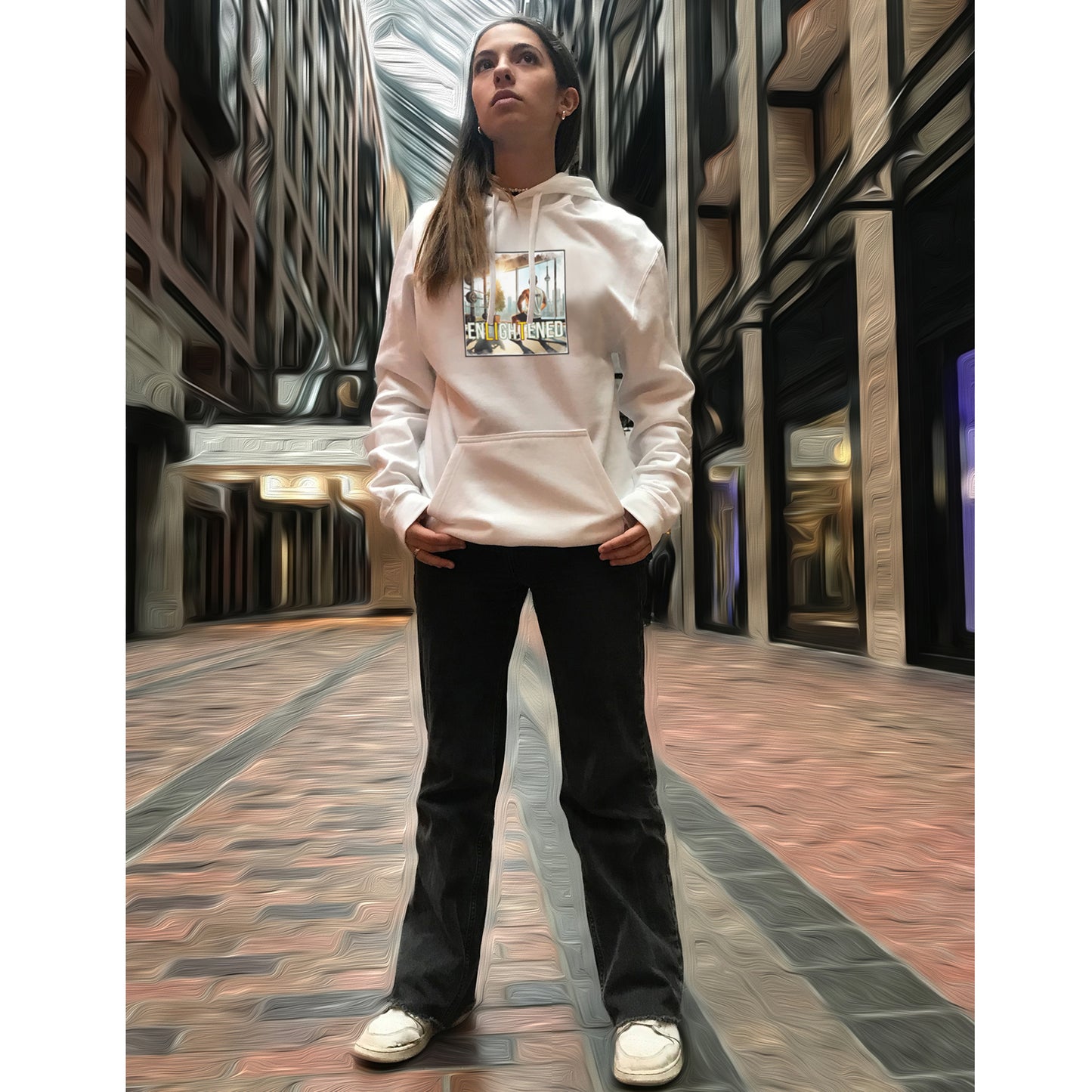 WHITE UniSEX TORONTO HOODIE 2.0